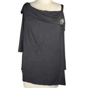 Black Rhinestone Sweater Size 1X